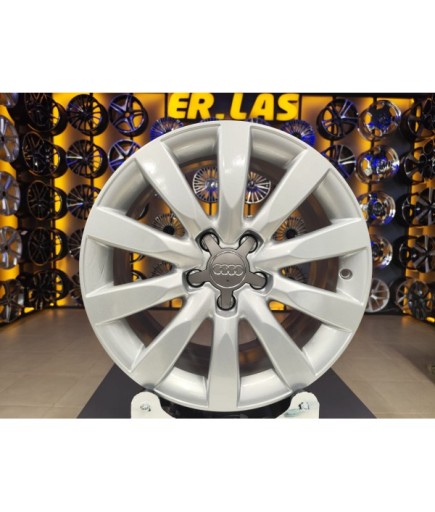 4 Adet AUDİ ORIJINAL 8*17 5*112 ET47 57.1 SILVER JANT YENİLENMİŞ (Takım)