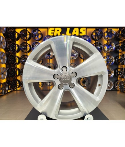 4 Adet AUDİ ORIJINAL 7.5*17 5*112 ET43 57.1 SILVER JANT YENİLENMİŞ (Takım)