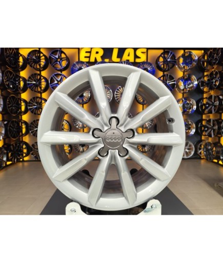 4 Adet AUDİ ORIJINAL 7*17 5*112 ET43 57.1 SILVER JANT YENİLENMİŞ (Takım)
