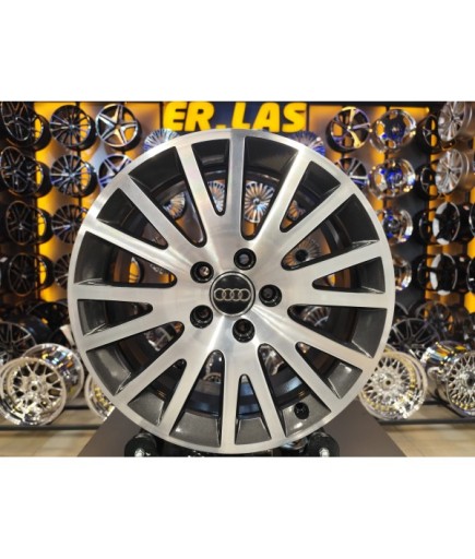 4 Adet AUDİ ORIJINAL 7.5*17 5*112 ET58 66.6 GUN MACK JANT YENİLENMİŞ (Takım)