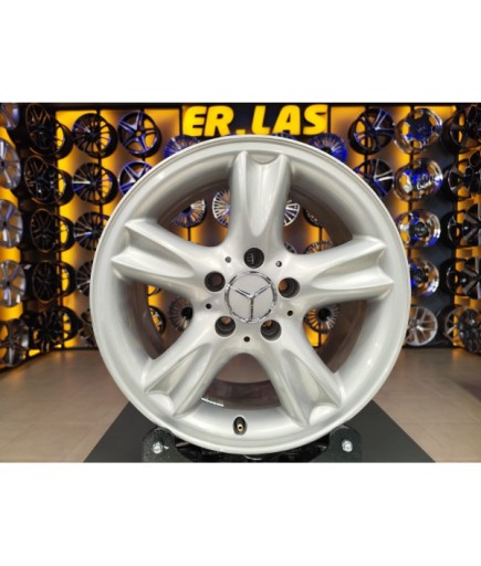 4 Adet MERCEDES ORIJINAL 8*16 5*112 ET32 66.6 SILVER JANT YENİLENMİŞ (Takım)