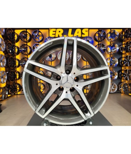 4 Adet MERCEDES ORIJINAL 8.5*18 5*112 ET40 66.6 GUN MACK JANT YENİLENMİŞ (Takım)