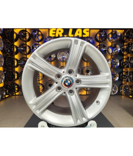 4 Adet BMW ORIJINAL 7.5*17 5*120 ET37 72.6 SILVER JANT YENİLENMİŞ (Takım)