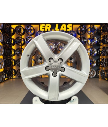 4 Adet AUDİ ORIJINAL 7*17 5*112 ET37 57.1 SILVER JANT YENİLENMİŞ (Takım)