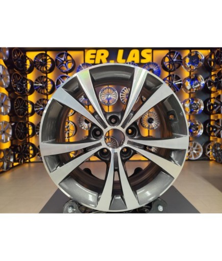 4 Adet ALFA ROMEO ORIJINAL 7*16 5*110 ET41 65.1 GUN MACK JANT YENİLENMİŞ (Takım)