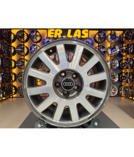 4 Adet AUDİ ORIJINAL 6*15 5*100 ET35 57.1 GUN MACK JANT YENİLENMİŞ (Takım)