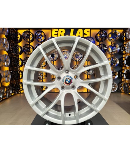 4 Adet BORBET ORIJINAL 8.5-9.5*20 5*120 ET51 72.6 SILVER JANT YENİLENMİŞ (Takım)