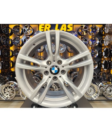4 Adet BMW ORIJINAL 8*18 5*120 ET34 72.6 SILVER JANT YENİLENMİŞ (Takım)