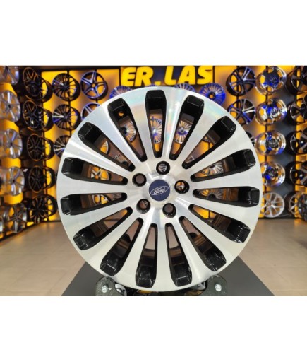 4 Adet FORD ORIJINAL 7*17 5*108 ET50 63.4 BLACK MACK JANT YENİLENMİŞ (Takım)
