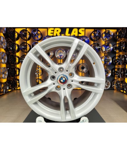 4 Adet BMW ORIJINAL 8-9*18 5*120 ET34 72.6 SILVER JANT YENİLENMİŞ (Takım)