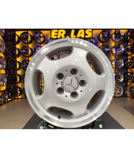 4 Adet MERCEDES ORIJINAL 6.5*15 5*112 ET37 66.6 SILVER JANT YENİLENMİŞ (Takım)
