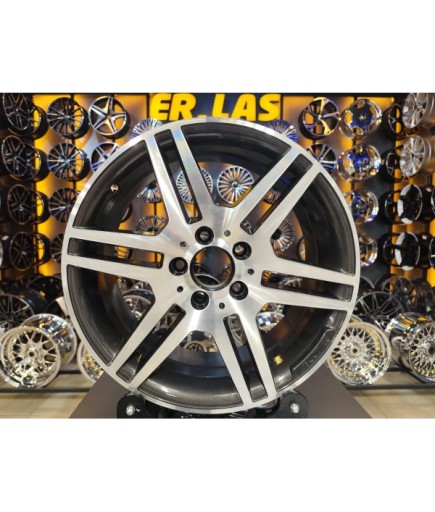 4 Adet SATO-6083 7.5*17 5*112 ET47 GUN MACK JANT YENİLENMİŞ (Takım)