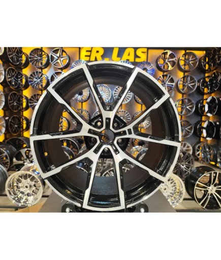 4 Adet BK-5601 9.5*19 5*112 ET44 BLACK MACK JANT YENİLENMİŞ (Takım)