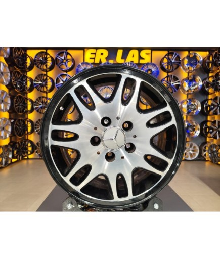 4 Adet MERCEDES ORIJINAL 6*16 5*112 ET50 66.6 BLACK MACK JANT YENİLENMİŞ (Takım)