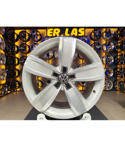 4 Adet VOLKSWAGEN ORIJINAL 7*17 5*112 ET40 57.1 SILVER JANT YENİLENMİŞ (Takım)