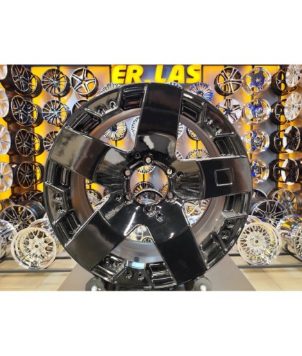 4 Adet TORK-5187 9*18 6*139.7 ET15 BLACK JANT YENİLENMİŞ (Takım)