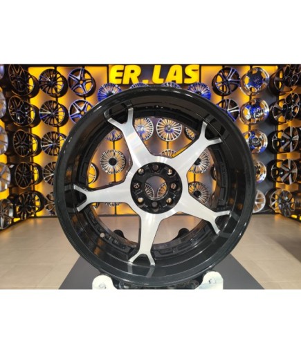 4 Adet SATO-7564 7.5*17 4*100/108 ET30 BLACK MACK JANT YENİLENMİŞ (Takım)