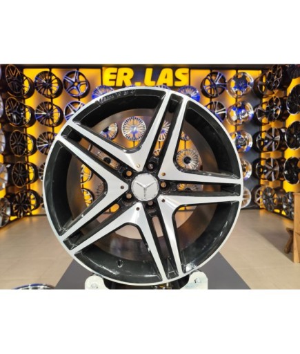 4 Adet SATO-329 9.5*18 5*112 ET41 BLACK MACK JANT YENİLENMİŞ (Takım)