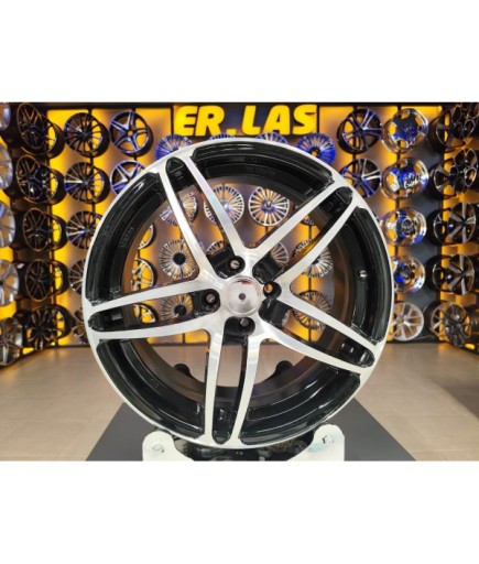 4 Adet H-109 7*17 4*100 ET35 BLACK MACK JANT YENİLENMİŞ (Takım)