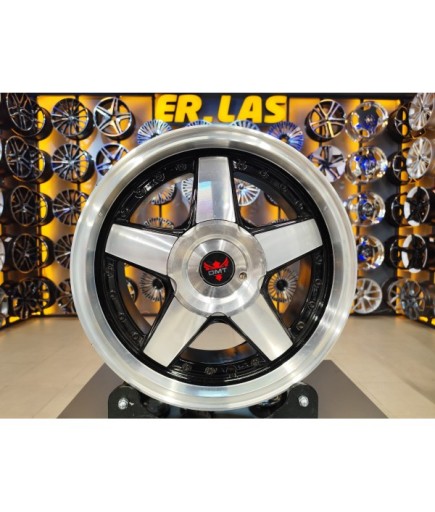 4 Adet DMT 7*15 4*100/114.3 ET38 BLACK MACK JANT YENİLENMİŞ (Takım)