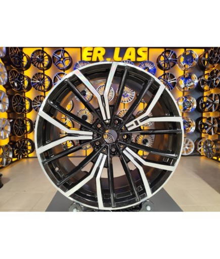 4 Adet R1-329 8.5*19 5*120 ET30 BLACK MACK JANT YENİLENMİŞ (Takım)