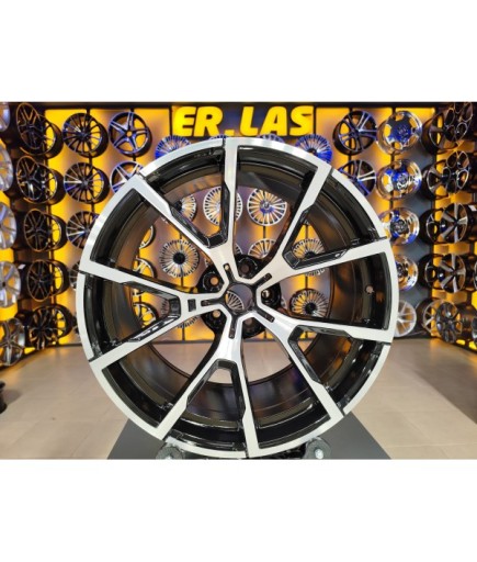 4 Adet BK-5601 9*20 5*112 ET23 BLACK MACK JANT YENİLENMİŞ (Takım)