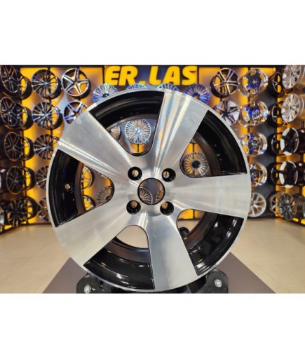 4 Adet DJ-323 6.5*15 4*100 ET35 BLACK MACK JANT YENİLENMİŞ (Takım)