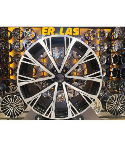 4 Adet DY-1108 8.5*19 5*112 ET35 BLACK MACK JANT YENİLENMİŞ (Takım)