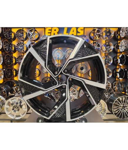 4 Adet DY-739 8.5*19 5*112 ET35 BLACK MACK JANT YENİLENMİŞ (Takım)